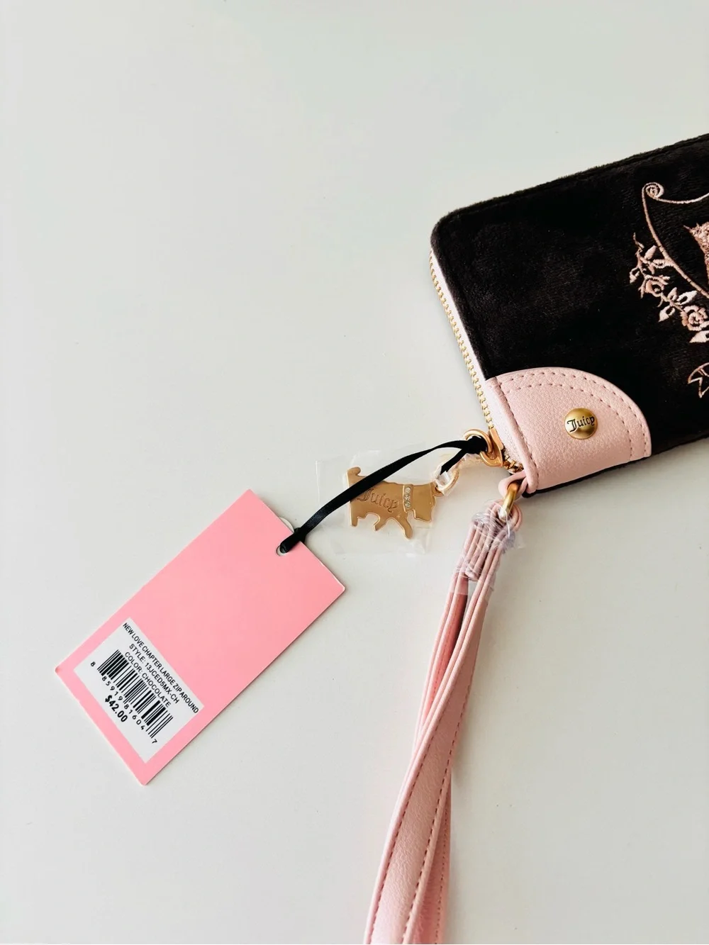 Juicy Couture velvet exterior